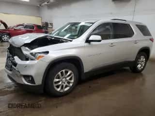 2018 Chevrolet Traverse LT Cloth with VIN 1GNEVGKW8JJ180834, listed as a Copart auction lot 80320595 with 132,453 mi miles and Clean title. Bid and sale history available at DreamBid. Image 1.