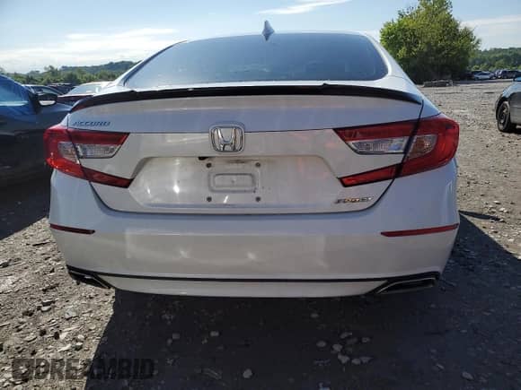 2018 Honda Accord Sport with VIN 1HGCV1E37JA220840, listed as a Copart auction lot 58579745 with 91,473 mi miles and Salvage title. Bid and sale history available at DreamBid. Image 6.