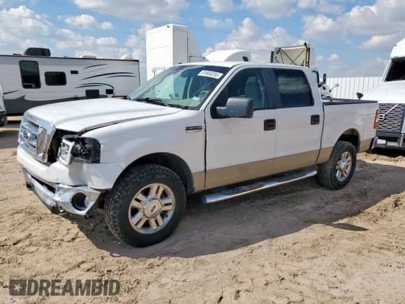2008 Ford F-150 XL с VIN 1FTRW14W58FB28219, выставлен на аукционе Copart как лот 81858255 с пробегом 291 433 миль миль и Списание • Salvage title. История ставок и продаж доступна на DreamBid. Изображение 1.