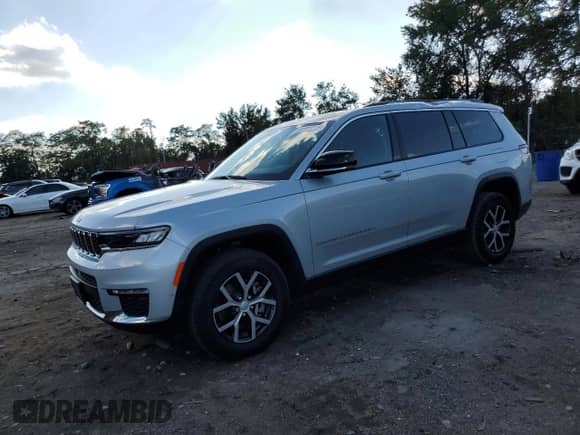 2023 Jeep Grand Cherokee Limited with VIN 1C4RJKBG4P8851353, listed as a Copart auction lot 81501715 with 20,924 mi miles and Salvage title. Bid and sale history available at DreamBid. Image 1.