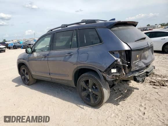2021 Honda Passport Elite с VIN 5FNYF8H09MB003720, выставлен на аукционе Copart как лот 65995385 с пробегом 27 135 миль миль и Списание • Salvage title. История ставок и продаж доступна на DreamBid. Изображение 2.