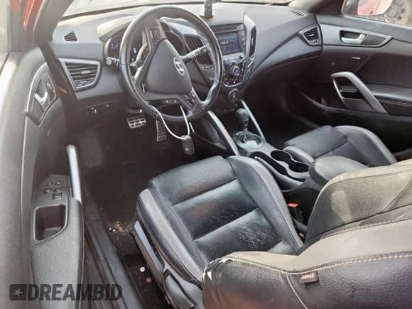 2016 Hyundai Veloster Turbo с VIN KMHTC6AE8GU273073, выставлен на аукционе Copart как лот 70575755 с пробегом 103 975 миль миль и Списание • Salvage title. История ставок и продаж доступна на DreamBid. Изображение 8.
