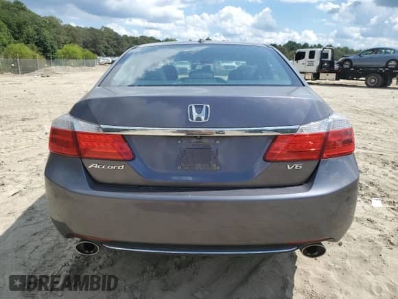 2014 Honda Accord EX-L with VIN 1HGCR3F86EA025764, listed as a Copart auction lot 71101765 with 96,930 mi miles and Salvage title. Bid and sale history available at DreamBid. Image 6.