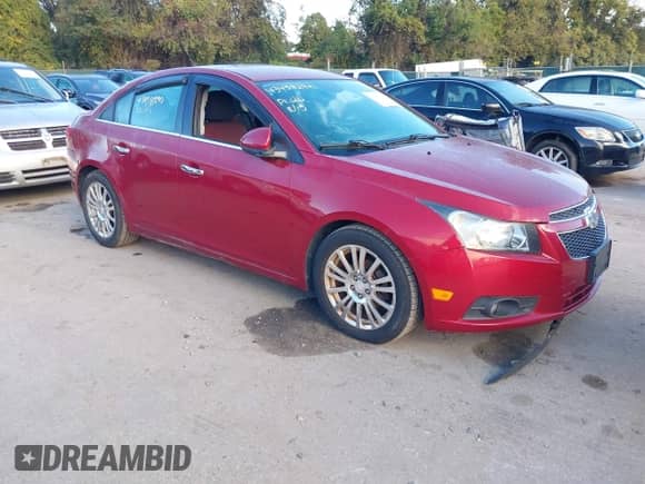 2014 Chevrolet Cruze ECO with VIN 1G1PH5SBXE7134184, listed as a IAAI auction lot 43458290 with 106,241 mi miles and . Bid and sale history available at DreamBid. Image 1.