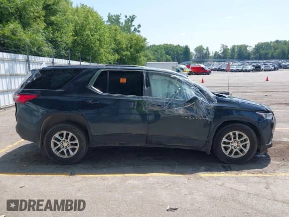 2019 Chevrolet Traverse LT Cloth z VIN 1GNEVGKW2KJ141139, wystawiony jako IAAI lot #42808716 z przebiegiem Nie podano mil oraz . Historia ofert i sprzedaży dostępna na DreamBid. Obrazek 13.