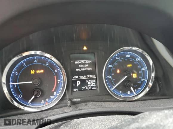 2019 Toyota Corolla L с VIN 2T1BURHE7KC184900, выставлен на аукционе Copart как лот 86789925 с пробегом 71 491 миль миль и Списание • Salvage title. История ставок и продаж доступна на DreamBid. Изображение 9.