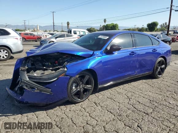 2024 Honda Accord Sport-L z VIN 1HGCY2F7XRA078381, wystawiony jako Copart lot #71320885 z przebiegiem 17 231 mil mil oraz Szkoda całkowita • Salvage title. Historia ofert i sprzedaży dostępna na DreamBid. Obrazek 1.