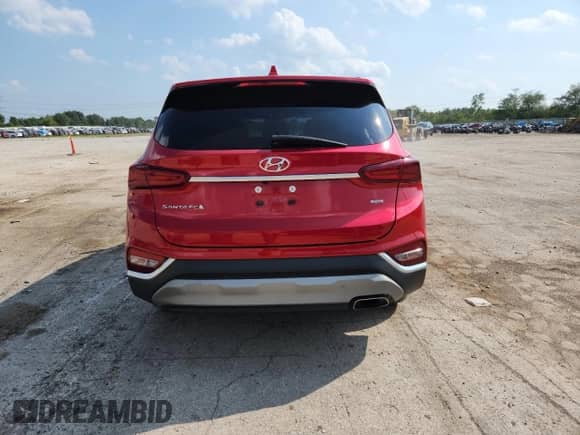 2020 Hyundai Santa Fe SEL with VIN 5NMS3CAD4LH224377, listed as a Copart auction lot 69578595 with 61,433 mi miles and Salvage title. Bid and sale history available at DreamBid. Image 6.