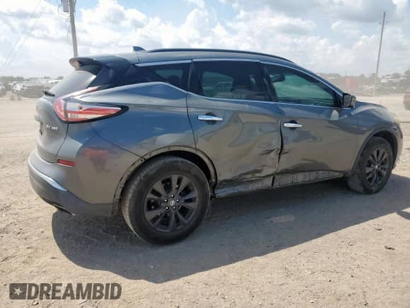 2017 Nissan Murano Platinum с VIN 5N1AZ2MH8HN145481, выставлен на аукционе Copart как лот 80196805 с пробегом 141 745 миль миль и Списание • Salvage title. История ставок и продаж доступна на DreamBid. Изображение 3.