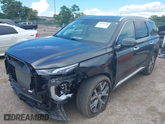 2020 Hyundai Palisade SEL with VIN KM8R4DHEXLU077602, listed as a IAAI auction lot 43029704 with 92,928 mi miles and . Bid and sale history available at DreamBid. Image 17.