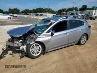 2018 Subaru Impreza Premium with VIN 4S3GTAD60J3713751, listed as a Copart auction lot 62920875 with 217,585 mi miles and Salvage title. Bid and sale history available at DreamBid. Image 1.