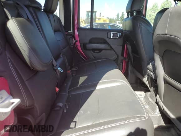 2022 Jeep Wrangler Unlimited Sahara with VIN 1C4JJXP60NW147282, listed as a Copart auction lot 80945565 with 48,002 mi miles and Salvage title. Bid and sale history available at DreamBid. Image 11.