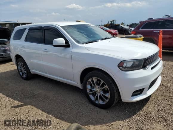 2019 Dodge Durango GT Plus with VIN 1C4RDJDG6KC740940, listed as a Copart auction lot 70679395 with 106,198 mi miles and Clean title. Bid and sale history available at DreamBid. Image 4.