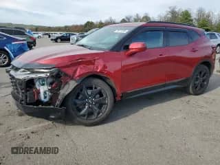 2022 Chevrolet Blazer RS с VIN 3GNKBERS1NS148606, выставлен на аукционе Copart как лот 70277395 с пробегом 49 036 миль миль и Списание • Salvage title. История ставок и продаж доступна на DreamBid. Изображение 1.