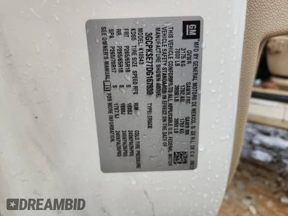 2013 Chevrolet Silverado 1500 LT с VIN 3GCPKSE77DG167838, выставлен на аукционе Copart как лот 84030425 с пробегом 182 220 миль миль и Списание • Salvage title. История ставок и продаж доступна на DreamBid. Изображение 12.