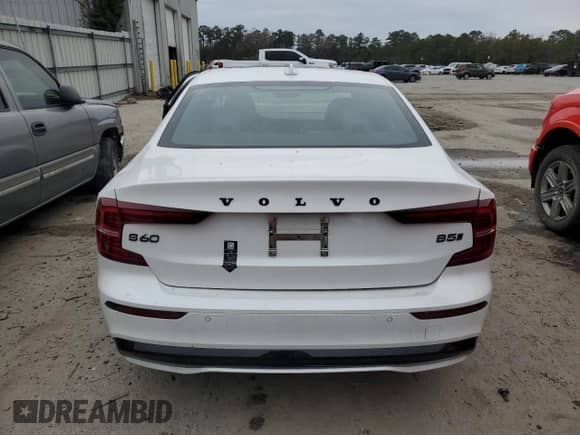 2024 Volvo S60 Plus Black Edition with VIN 7JRL12TH0RG303924, listed as a Copart auction lot 42131905 with 1,502 mi miles and Salvage title. Bid and sale history available at DreamBid. Image 6.