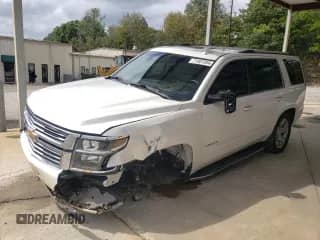 2019 Chevrolet Tahoe Premier с VIN 1GNSCCKC9KR318505, выставлен на аукционе Copart как лот 71401204 с пробегом 53 998 миль миль и Списание • Salvage title. История ставок и продаж доступна на DreamBid. Изображение 1.