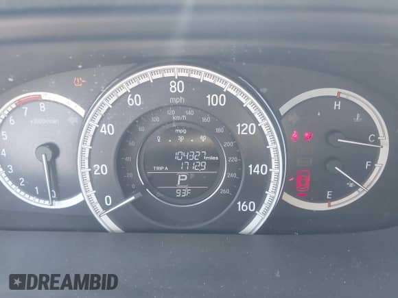 2017 Honda Accord EX-L with VIN 1HGCR3F81HA015549, listed as a IAAI auction lot 43046764 with 104,327 mi miles and . Bid and sale history available at DreamBid. Image 7.