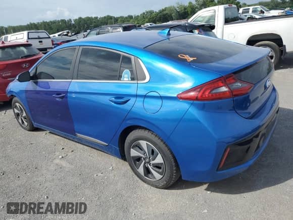 2018 Hyundai Ioniq SEL z VIN KMHC75LC6JU068191, wystawiony jako Copart lot #54399944 z przebiegiem 142 780 mil mil oraz . Historia ofert i sprzedaży dostępna na DreamBid. Obrazek 2.