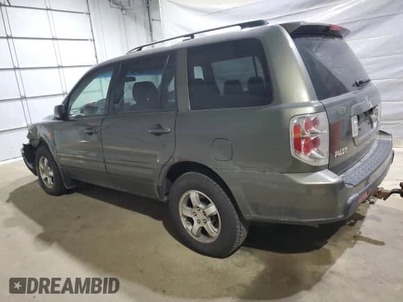 2006 Honda Pilot EX-L with VIN 2HKYF18796H514224, listed as a Copart auction lot 66299415 with 201,782 mi miles and Salvage title. Bid and sale history available at DreamBid. Image 2.