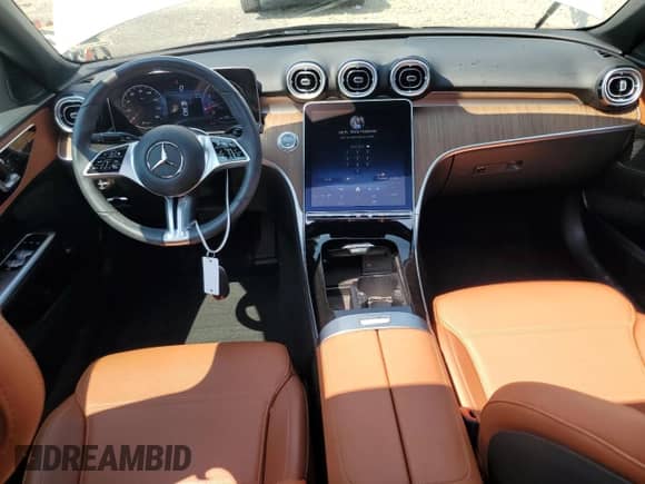 2022 Mercedes-Benz C 300 with VIN W1KAF4GB6NR058771, listed as a Copart auction lot 68477995 with 23,791 mi miles and Salvage title. Bid and sale history available at DreamBid. Image 8.