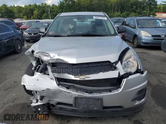 2012 Chevrolet Equinox LS with VIN 2GNALBEK0C1244572, listed as a Copart auction lot 66851525 with 104,534 mi miles and Salvage title. Bid and sale history available at DreamBid. Image 5.