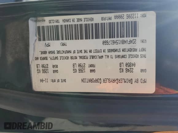 2005 Dodge Magnum SE with VIN 2D4FV48V15H617660, listed as a Copart auction lot 70591935 with 161,212 mi miles and Clean title. Bid and sale history available at DreamBid. Image 13.