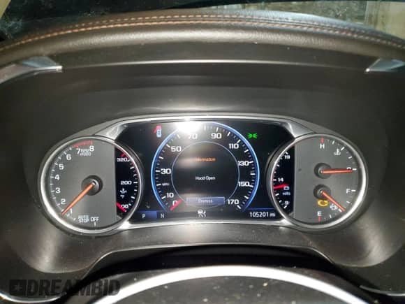 2020 Chevrolet Blazer Premier with VIN 3GNKBLRSXLS557639, listed as a Copart auction lot 44272915 with 105,201 mi miles and Clean title. Bid and sale history available at DreamBid. Image 9.