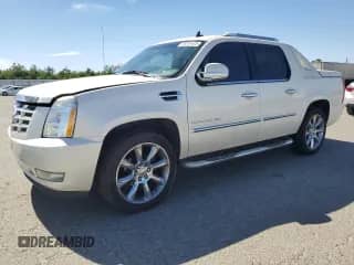 2012 Cadillac Escalade EXT Luxury with VIN 3GYT4MEF8CG165987, listed as a Copart auction lot 58089425 with 66,445 mi miles and Salvage title. Bid and sale history available at DreamBid. Image 1.