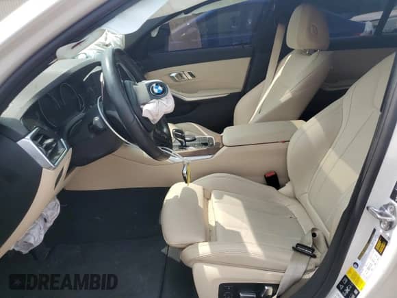 2020 BMW 3 Series 330i xDrive with VIN 3MW5R7J08L8B30117, listed as a Copart auction lot 57235655 with 122,420 mi miles and Non repairable. Bid and sale history available at DreamBid. Image 7.