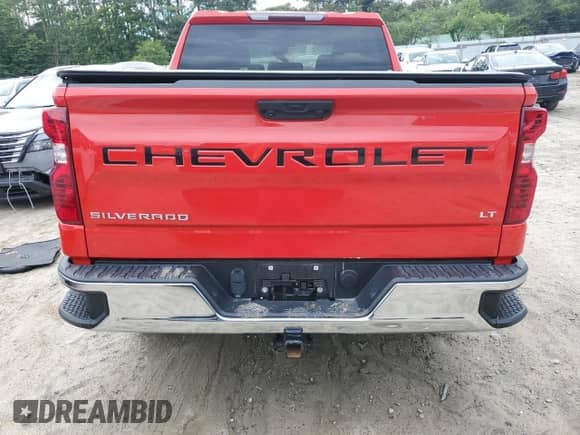 2022 Chevrolet Silverado 1500 LT with VIN 1GCPDDEK2NZ545057, listed as a Copart auction lot 62767975 with 55,304 mi miles and Salvage title. Bid and sale history available at DreamBid. Image 6.