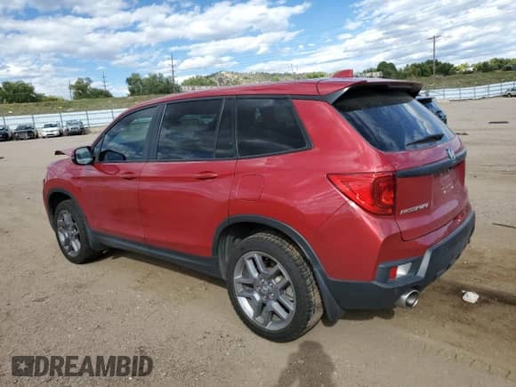 2022 Honda Passport EX-L с VIN 5FNYF8H59NB029196, выставлен на аукционе Copart как лот 84275115 с пробегом 72 739 миль миль и Списание • Salvage title. История ставок и продаж доступна на DreamBid. Изображение 2.
