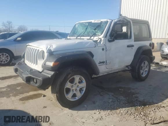 2022 Jeep Wrangler Sport с VIN 1C4HJXAGXNW200621, выставлен на аукционе Copart как лот 88113035 с пробегом 47 780 миль миль и Списание • Salvage title. История ставок и продаж доступна на DreamBid. Изображение 1.