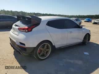2020 Hyundai Veloster z VIN KMHT36AH2LU006340, wystawiony jako Copart lot #71468325 z przebiegiem Nie podano mil oraz Szkoda całkowita • Salvage title. Historia ofert i sprzedaży dostępna na DreamBid. Obrazek 3.