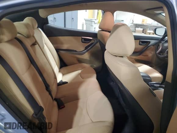 2013 Hyundai Elantra GLS z VIN KMHDH4AE6DU485962, wystawiony jako Copart lot #84523085 z przebiegiem 89 595 mil mil oraz Szkoda całkowita • Salvage title. Historia ofert i sprzedaży dostępna na DreamBid. Obrazek 10.