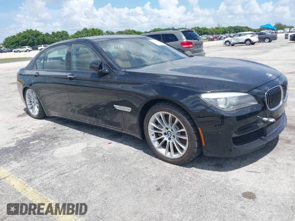 2012 BMW 7 Series 750Li with VIN WBAKB8C53CDX20766, listed as a IAAI auction lot 42931045 with 93,056 mi miles and . Bid and sale history available at DreamBid. Image 1.