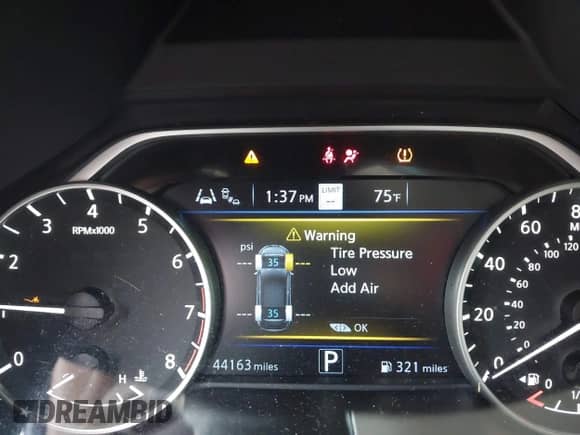 2021 Nissan Murano Platinum with VIN 5N1AZ2DJ7MC134268, listed as a IAAI auction lot 43384895 with 44,163 mi miles and . Bid and sale history available at DreamBid. Image 16.