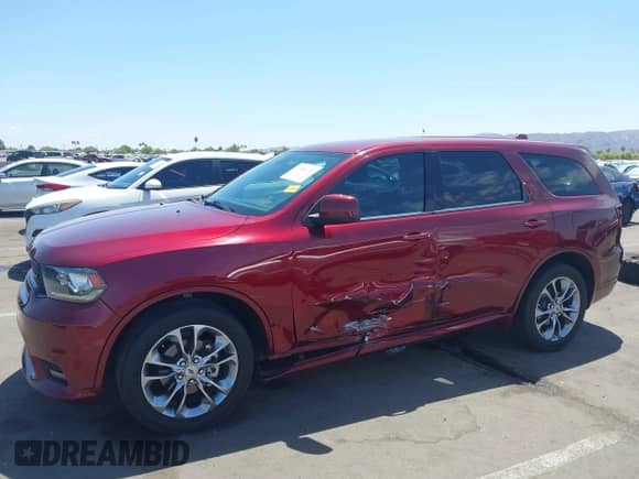 2019 Dodge Durango GT Plus with VIN 1C4RDHDGXKC582353, listed as a IAAI auction lot 42140686 with 117,553 mi miles and . Bid and sale history available at DreamBid. Image 6.