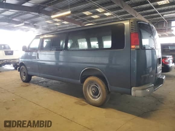 1999 Chevrolet Express with VIN 1GAHG39R1X1035483, listed as a Copart auction lot 45739725 with Not provided miles and Salvage title. Bid and sale history available at DreamBid. Image 2.