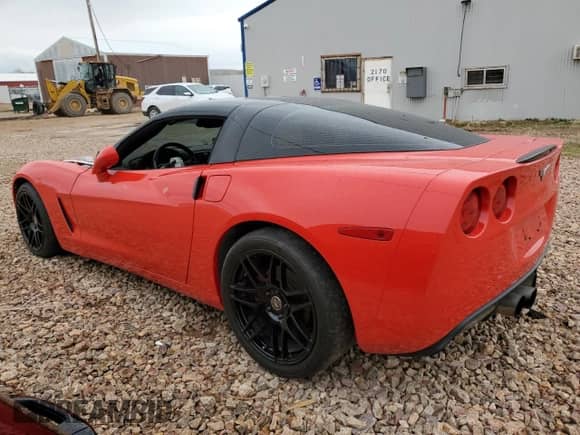 2011 Chevrolet Corvette 1LT with VIN 1G1YA2DW4B5105066, listed as a Copart auction lot 54760895 with Not provided miles and Clean title. Bid and sale history available at DreamBid. Image 2.
