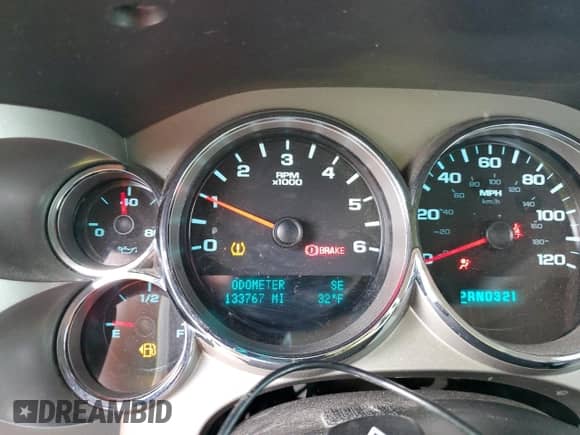 2013 Chevrolet Silverado 1500 LT with VIN 1GCRKSEA5DZ232657, listed as a Copart auction lot 80930894 with 133,767 mi miles and Salvage title. Bid and sale history available at DreamBid. Image 9.