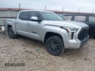 2023 Toyota Tundra SR5 with VIN 5TFLA5DB3PX097957, listed as a IAAI auction lot 42465166 with 26,337 mi miles and . Bid and sale history available at DreamBid. Image 1.