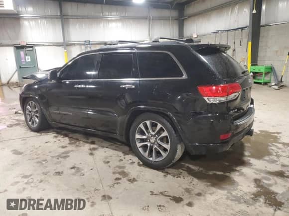 2018 Jeep Grand Cherokee Overland with VIN 1C4RJFCT3JC102423, listed as a Copart auction lot 78232224 with Not provided miles and Salvage title. Bid and sale history available at DreamBid. Image 2.