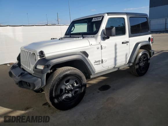 2020 Jeep Wrangler Sport S with VIN 1C4GJXAN9LW212301, listed as a Copart auction lot 83942835 with 126,541 mi miles and Clean title. Bid and sale history available at DreamBid. Image 1.