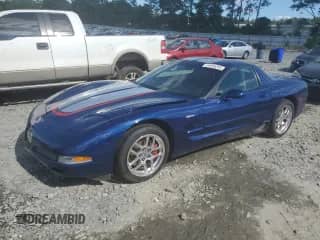 2004 Chevrolet Corvette Z06 z VIN 1G1YY12S845125961, wystawiony jako Copart lot #54845355 z przebiegiem 40 713 mil mil oraz Szkoda całkowita • Salvage title. Historia ofert i sprzedaży dostępna na DreamBid. Obrazek 1.
