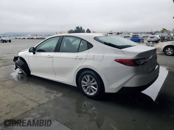 2025 Toyota Camry LE с VIN 4T1DAACKXSU059677, выставлен на аукционе Copart как лот 90298405 с пробегом 26 148 миль миль и Чистый • Clean title. История ставок и продаж доступна на DreamBid. Изображение 2.