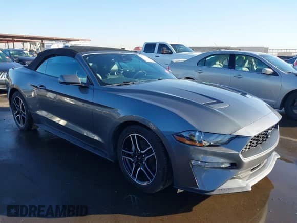 2023 Ford Mustang EcoBoost with VIN 1FATP8UH7P5111378, listed as a IAAI auction lot 41323947 with 45,246 mi miles and . Bid and sale history available at DreamBid. Image 1.