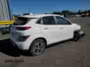 2023 Hyundai Kona SEL with VIN KM8K33AG1PU189155, listed as a Copart auction lot 84554605 with 45,935 mi miles and Non repairable. Bid and sale history available at DreamBid. Image 3.