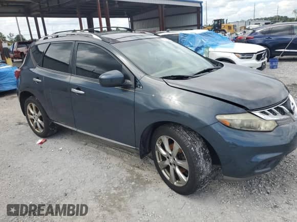 2013 Nissan Murano SV with VIN JN8AZ1MU1DW203595, listed as a Copart auction lot 70808385 with 19,669 mi miles and Salvage title. Bid and sale history available at DreamBid. Image 4.