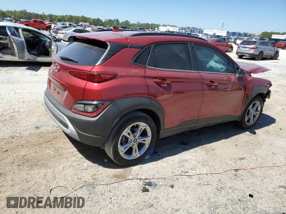 2023 Hyundai Kona SEL с VIN KM8K32AB2PU062509, выставлен на аукционе Copart как лот 49785385 с пробегом 16 425 миль миль и Списание • Salvage title. История ставок и продаж доступна на DreamBid. Изображение 3.